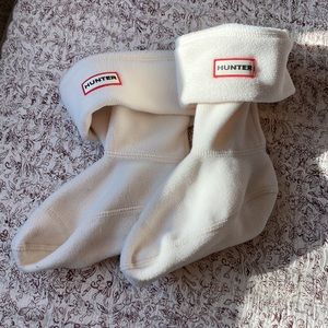 Hunter fleece tall socks